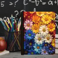 Image 2 of Composition Book - Rainbow Flowers