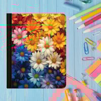 Image 4 of Composition Book - Rainbow Flowers