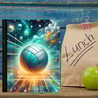 Image 3 of Composition Book - Volleyball