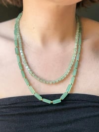 Image 1 of Green Aventurine "Mother Figure" Necklace Set