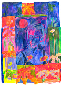 'Dandelions from memory' Fine art print