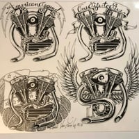 Image 2 of 1990 Gerald Von Langley production V-Twin 2 flash 11x14 