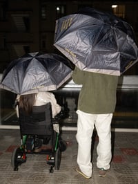 Image 9 of kova&Stasis Space&Lucas Blalock_ Break an Umbrella b&w