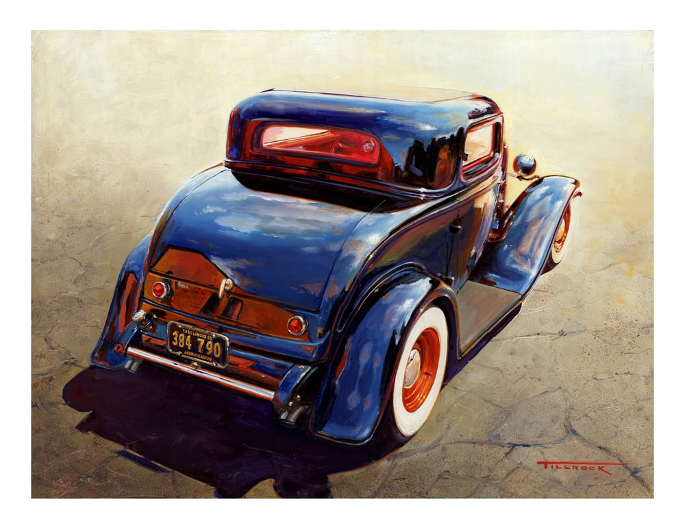 Image of "1932 Ford 3 Window Coupe" Painting Prints (18"x24") Signed & Numbered Giclee'