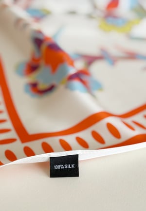 Image of PAÑUELO 100% SEDA - ROMA