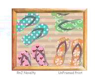 Image 1 of RnJ_FlipFlop_Multi UnFramed Print