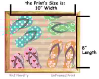 Image 3 of RnJ_FlipFlop_Multi UnFramed Print
