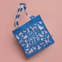 Image 1 of Blue & pink - Cool Dogs of DC Tote bag 