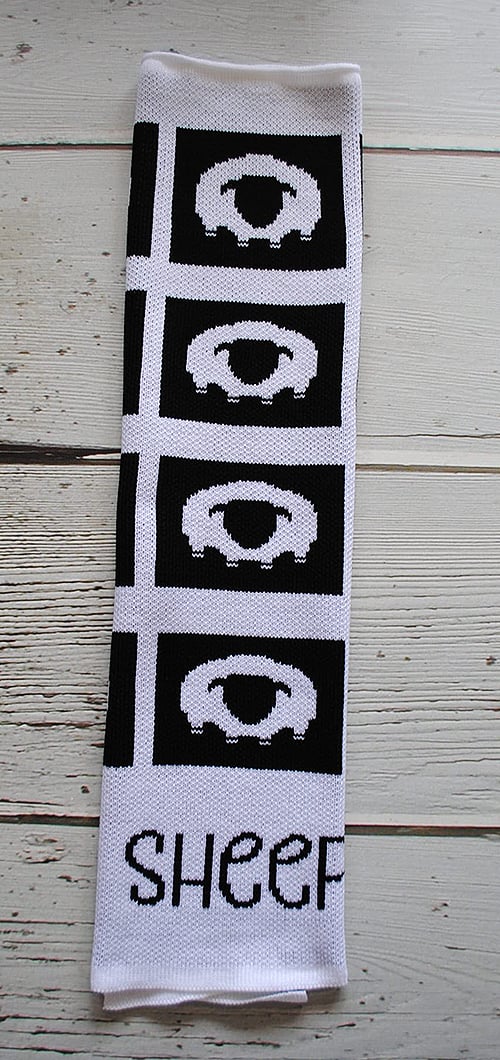 Image of Sheep Newborn Knit Baby Blanket