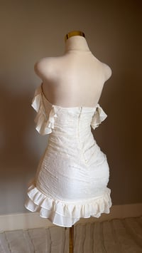 Image 6 of Daphne lace mini dress (cream)