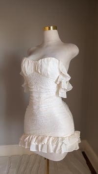 Image 4 of Daphne lace mini dress (cream)