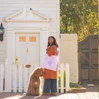 Image 3 of Pink & blue - Cool Dogs of DC Tote bag 