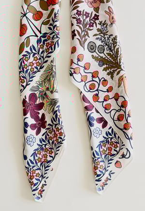 Image of PAÑUELO 100% SEDA - FOREST