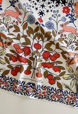 Image of PAÑUELO 100% SEDA - FOREST