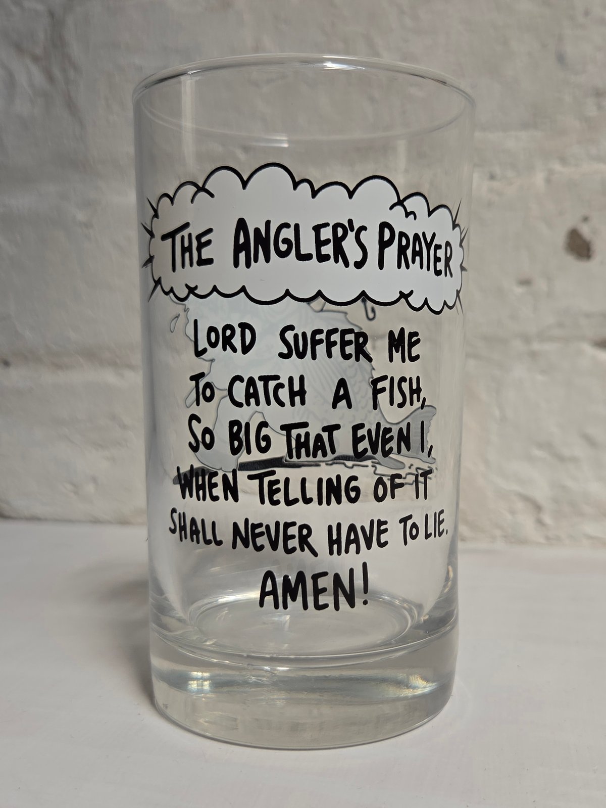 Image of The Angler's Prayer glass