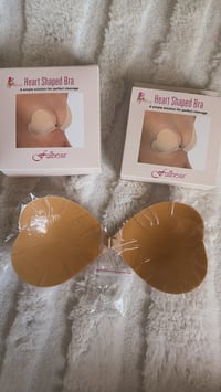 Image 3 of Heart shaped adhesive bra