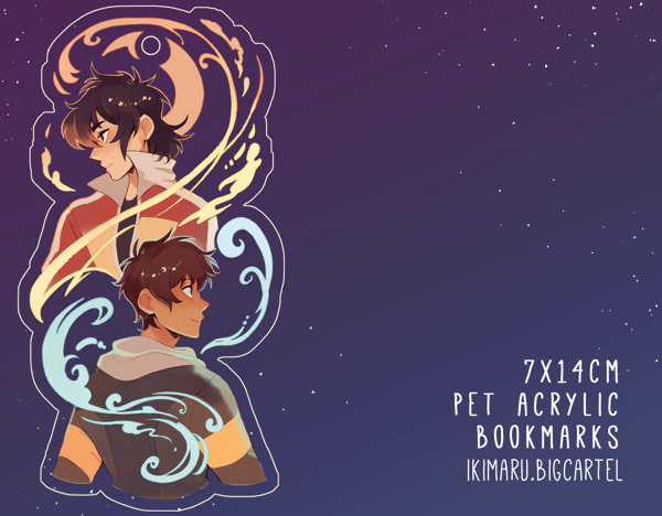 Image of [PREORDER] Clear PET Bookmarks With Tassel