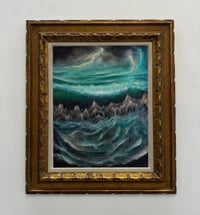 Image 2 of The Flood - original oil painting from "Sorcery: Contested Realm"