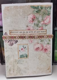 Image 2 of Shabby Chic tri fold folio (542)