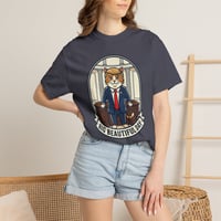 Image 6 of Graphic T-Shirt — 'Big Beautiful Day' Cartoon Suit Cat Tee
