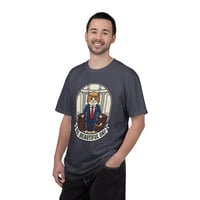 Image 7 of Graphic T-Shirt — 'Big Beautiful Day' Cartoon Suit Cat Tee