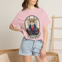Image 8 of Graphic T-Shirt — 'Big Beautiful Day' Cartoon Suit Cat Tee