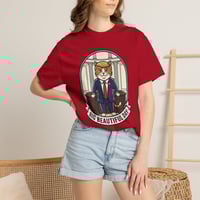 Image 10 of Graphic T-Shirt — 'Big Beautiful Day' Cartoon Suit Cat Tee