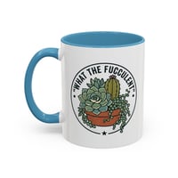 Image 10 of Resilient Cactus Accent Coffee Mug – Black Handle & Rim, 11/15oz