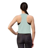 Image 8 of Women's Crop Top — 'Throat Goat' Cute Goat Graphic Tank Top