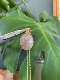 Image 5 of Gold Thousand Layer Garden Quartz Crystal Necklace