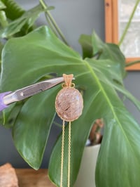 Image 6 of Gold Thousand Layer Garden Quartz Crystal Necklace