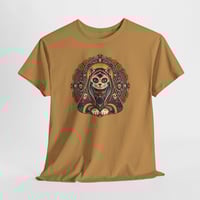 Image 4 of Day of the Dead Virgin Mary Cat T-Shirt — Día de los Muertos Religious Cat Tee