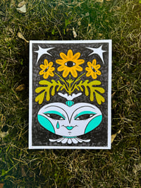 Image 2 of CUNTY VASE II 6x8 Risograph Print