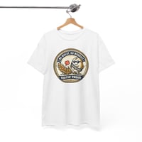 Image 2 of Tootin' Proud Gluten Free Badge Tee – "No Wheat, No Worries" White T-Shirt