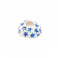 Blue Star Gazing candle holder