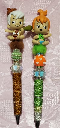 Image 4 of Pebbles and Bambam Rhinestone Pens 