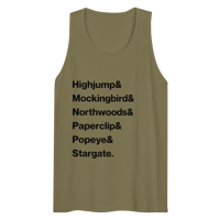 Image 1 of Conspiracy Mens Tank Logo Black