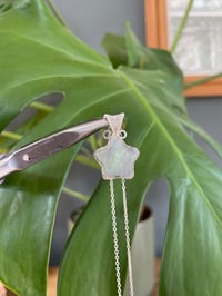 Image 2 of Silver Labradorite Star Crystal Necklace