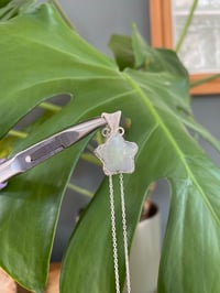Image 3 of Silver Labradorite Star Crystal Necklace