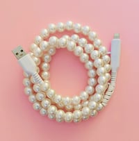 White Pearl Phone Charger
