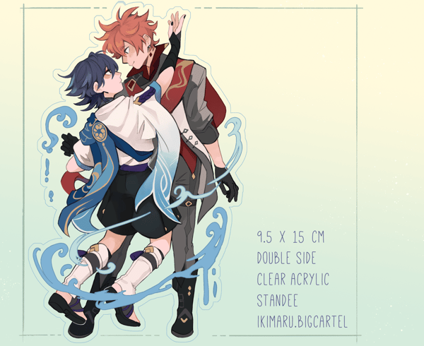 Image of [PREORDER] Flowy Chiscara Acrylic Stand