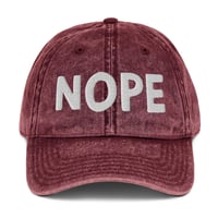 Image 9 of NOPE Vintage Cotton Twill Cap