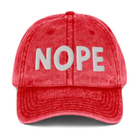 Image 18 of NOPE Vintage Cotton Twill Cap