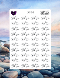 Image 5 of Bill Due Font T-T23