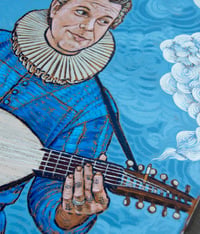 Image 2 of Renaissance Nichols - 8”x10” Acrylic Painting
