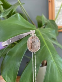 Image 2 of Silver Thousand Layer Garden Quartz Crystal Necklace