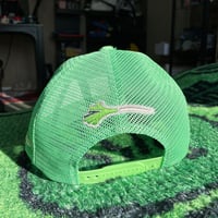 Image 4 of 1st Logo Trucker Hat Green