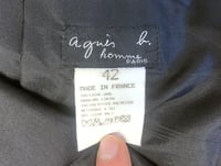 Image 3 of Agnes B Homme wool pants, made in France, size 42 (fits 32”)