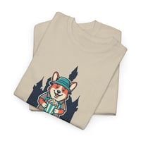 Image 4 of Park Day Corgi T-Shirt — Cute Dog Graphic Tee