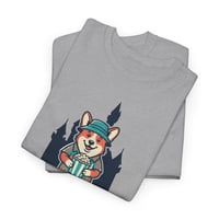 Image 9 of Park Day Corgi T-Shirt — Cute Dog Graphic Tee
